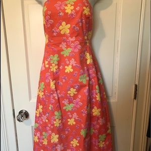 Vintage Lilly Pulitzer Strapless Dress